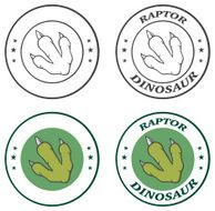 Collection of Dinosaur Paw - 2