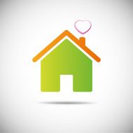 love home icon Vector design
