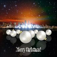 Abstract background with Christmas decorations N13