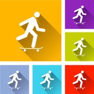 skateboard icons