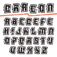 Decorative sans serif font