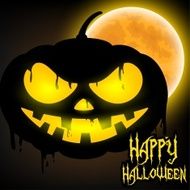 Happy Halloween with Jack o lantern pumpkin N2