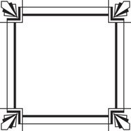 Art Deco Frame N4
