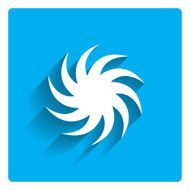 Stylized sun icon