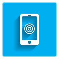 Smartphone with tap sign