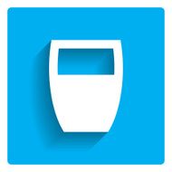 Glass with beverage