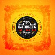 Halloween party poster Typography letters font type N2