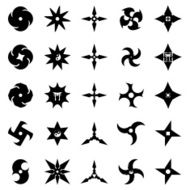 Shurikens ninja japanese mortally weapon