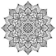 Geometric vector mandala N2