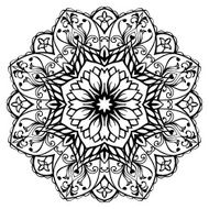 Flower vector mandala N2