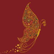 butterfly card N5