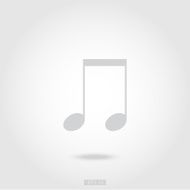 Icon of musical notes