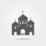 Christian temple icon