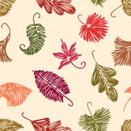 pattern of leaves trees N2