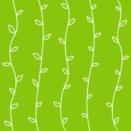 Seamless pattern with plants silhouettes N2