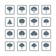 Set of Tree Icon