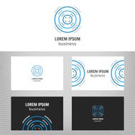 Business Vector design element for editing card
