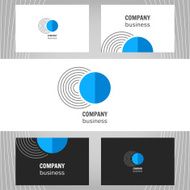 Business Vector design element for editing card N2