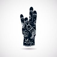 Element yoga Prithivi mudra hands N8