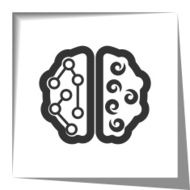 brain paper cut out