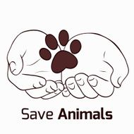 Illustration on the theme of saving animals