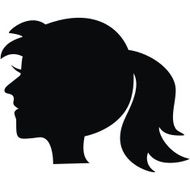 portrait black silhouette N2
