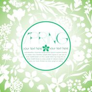 Floral background and copy space N2