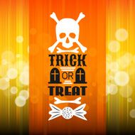 Halloween party poster Typography letters font type N3
