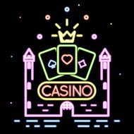 Poker club or casino vector background