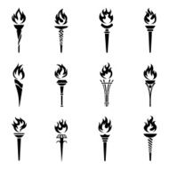 Torch Icons Set N2