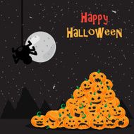 Halloween poster background