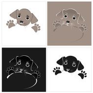 Contour puppy