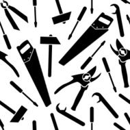 seamless pattern of a vector icons tools N2