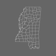 Mississippi Map N7