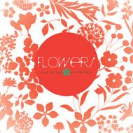 Floral arrangement and copy space