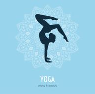Woman doing yoga asanas N2