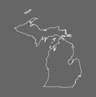 Michigan Map N8