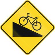 Steep Grade For Cyclists in Canada