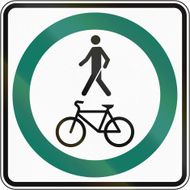 Shared Use Path With Single Lanes in Canada