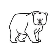 silhouette bear N3