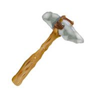 The stone ax on a wooden handle Vector illustration