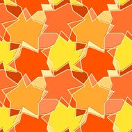 Yellow seamless background stars Design your packaging paper N2