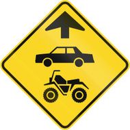 ATVs And Cars Ahead In Canada