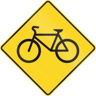 Bicycle Crossing In Canada