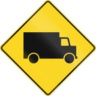 Lorry Warning Sign In Canada