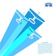 Logo planes with trace Journey Design for your travel company