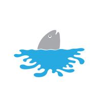 fish in water vector logo N7
