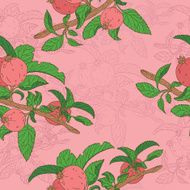 Seamless background with apples N18