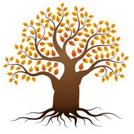Vector autumn tree N2