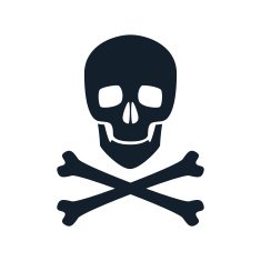 Skull icon vector illustration N2